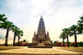 Wat Panya Nantaram , Bodh Gaya Pagoda, reproduced from India at PATHUM THANI, THAILANDÃÂ 